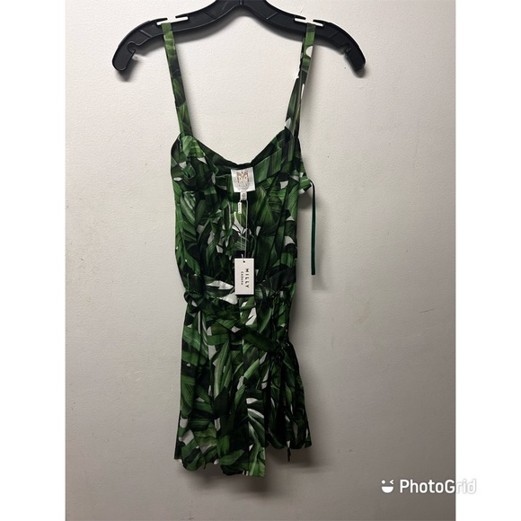 Milly: Voile Floral appliqué Swim cover-up - Picture 7 of 8